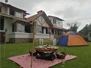 Casa hotel campestre  en alquiler ubicado en la Conejera Bogotá
