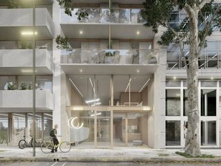 Venta departamento monoambiente con balcón en Recoleta, construcción en pozo