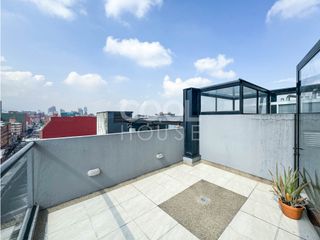Apartamento Dúplex con terraza en arriendo amoblado en Chapinero-Marly