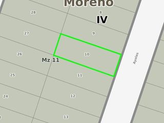Terreno en venta - 300Mts2 - Francisco Álvarez, Moreno