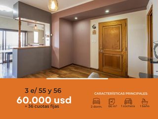 Departamento en venta - 2 Dormitorios 1 Baño - Cochera - 66Mts2 - La Plata [FINANCIADO]
