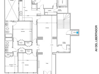 Venta Departamento | 4 ambientes y depend | terraza | Libertad y Av Libertador | estilo francés