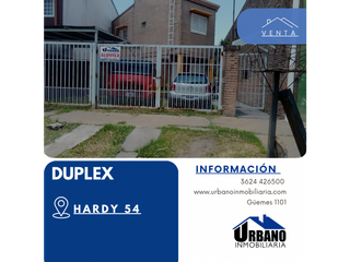 Foto 1 de DÚPLEX EN VENTA - HARDY 54