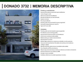 Venta de departamento 2 ambientes sobre calle Donado, en Villa Urquiza!