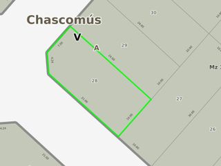 Terreno en venta - 236mts2  - Chascomus