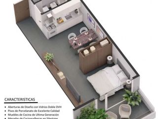 Venta Depto dos ambientes Nuñez Amenities Premium