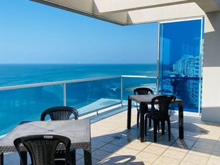 SE VENDE PENTHOUSE (DEPARTAMENTO) DE LUJO DE 3 DORMITORIOS, FULL AMOBLADO Y EQUIPADO EN EL MALECÓN SALINAS