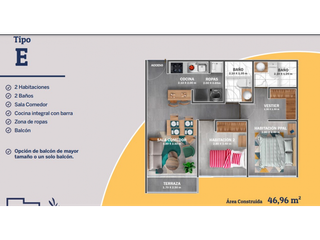 Foto 11 de Apartamento sobre planos en venta entrega 2024 en Tebaida - Quindío