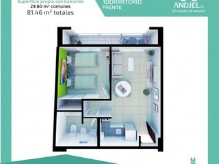 Foto 7 de 1 Dormitorio C - Edificio Miraggio