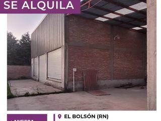 SE ALQUILA - LOCAL CON DEPOSITO 460 MTS 2 - EL BOLSÓN