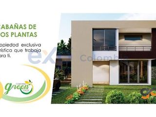 Beautiful country houses 1 or 2 floors, from 500 M2 Land, 166 M2 Built porcelain floor in exclusive area of Restrepo - Meta