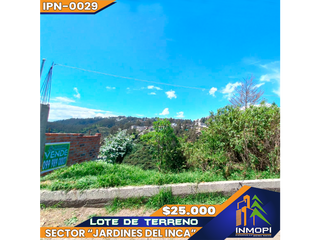 INMOPI Vende Lote de Terreno, JARDINES DEL INCA, IPN - 0029