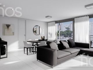 Venta departamento de dos dormitorios con balcón y  amenities en zona centro calidad pensaer