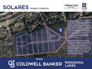 Venta Lote 600 m2  F-210 en Barrio Cerrado Solares - Bariloche