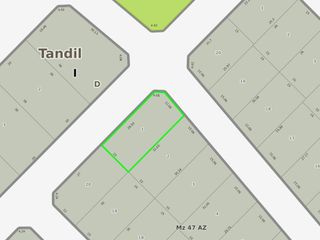 Terreno VENTA - 480mts2 totales - Tandil