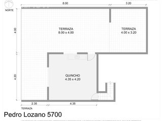 Excelente 3 ambientes c/cocina independiente, terraza con quincho y local c/ cocheras - Villa Real
