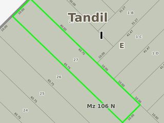 Terreno en venta - 657Mts2 - Tandil