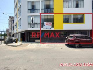 Foto 1 de AREA TOTAL 136m² 
UBICADO: 
FRENTE A PLAZA NORTE URB. TREBOL 1ERA ETAPA – LOS OLIVOS, JIRON TOMAS CATARI Y ANTONIO CABO AL COSTADO DEL COLEGIO QUIÑO