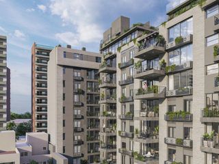 VENTA DEPARTAMENTO DE TRES DORMITORIOS CON DOBLE BALCON  EN PARQUE ESPAÑA EN CONSTRUCCION