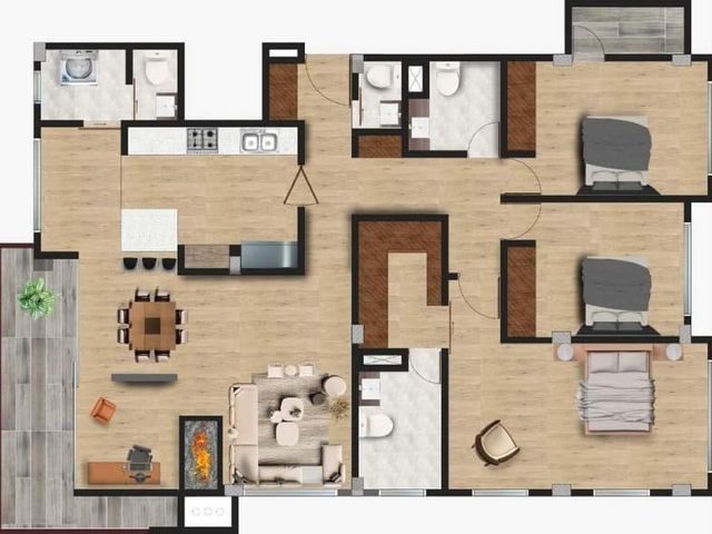 APARTAMENTO en VENTA en Tenjo Edificio Sammy