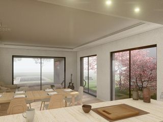 Casa 3 dormitorios minimalista- radiadores- aberturas doble vidrio- diseño