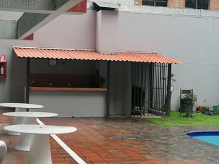 Amplio Departamento en renta semi amoblado de 3 habitaciones en Edificio, calle la Portugal, Quito