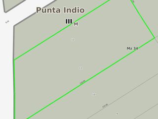 Terreno en venta - 4324 mts2 - Punta Indio