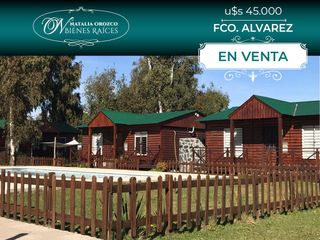Cabaña EN VENTA- Francisco Alvarez- Piscina y seguridad con Camaras