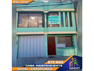INMOPI Vende Casa Independiente, Carapungo, IPN - 0041