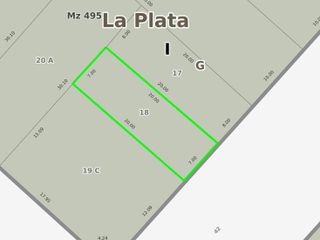 Terreno en venta - 140 mts2 - La Plata