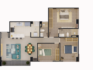 Foto 2 de apartamento en venta en norte - alcalá real. Cod V5630