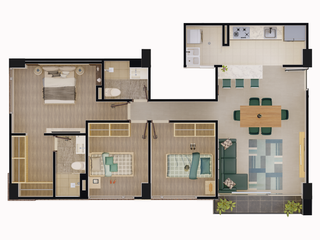 Foto 3 de apartamento en venta en norte - alcalá real. Cod V5630