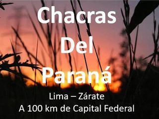 Chacras del Paraná - Terreno