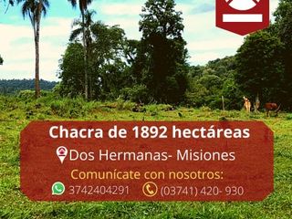 Foto 1 de Chacra de 1892 hectÃ¡reas