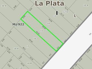 Terreno en venta - 340Mts2 - La Plata