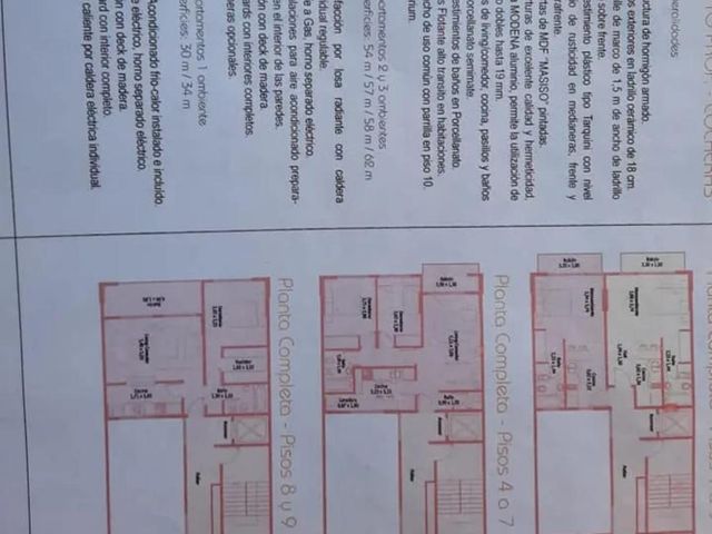 Manuel Ricardo Trelles 1200 - Piso 1 - Contrafrente - Depto. 2 amb.  - Sup. Total 42 m² - Precio m² U$D 1.714