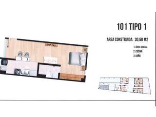 Foto 6 de apartamento en venta en centro. Cod V5601