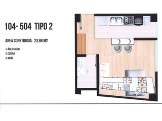 Foto 5 de apartamento en venta en centro. Cod V5601