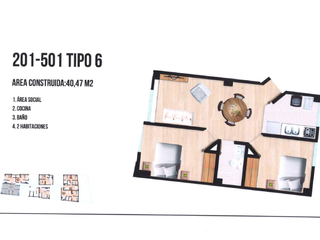 Foto 9 de apartamento en venta en centro. Cod V5601