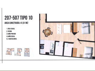 Foto 10 de apartamento en venta en centro. Cod V5601