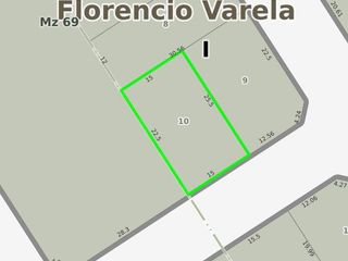 Terrenos en venta - 392Mts2 - Florencio Varela