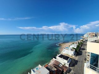 Venta Departamento Amoblado con Vista al Mar en Edificio Ana Capri, Salinas