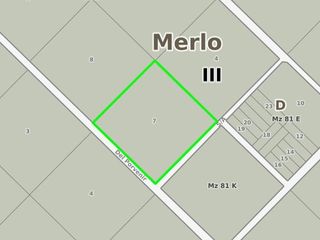 Terreno en venta - 516 mts2 - Merlo