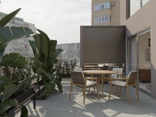 2 Amb piso alto / Piscina Deck solarium SUM Terrazas con parrillas y duchas Bike Parking Cocheras