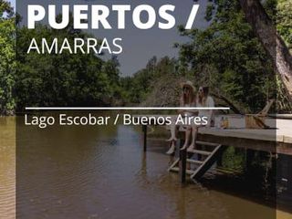 Hermoso lote a la laguna en Amarras - Puertos del lago