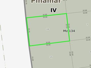 Terreno en venta - 718mts2 - Pinamar
