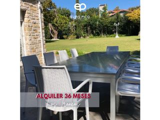 ALQUILER 36 MESES - Excepcional mansión zona Los Troncos Mar del Plata