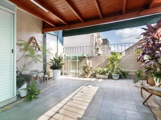 Alquiler temporario - departamento monoambiente con patio en Devoto