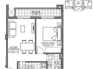 Departamento 3 Ambientes Venta Moron Sur