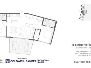 Foto 112 de VENTA UF C105 Departamento Premium Vista Al Lago - Terrenal Luxury Villa la Angostura